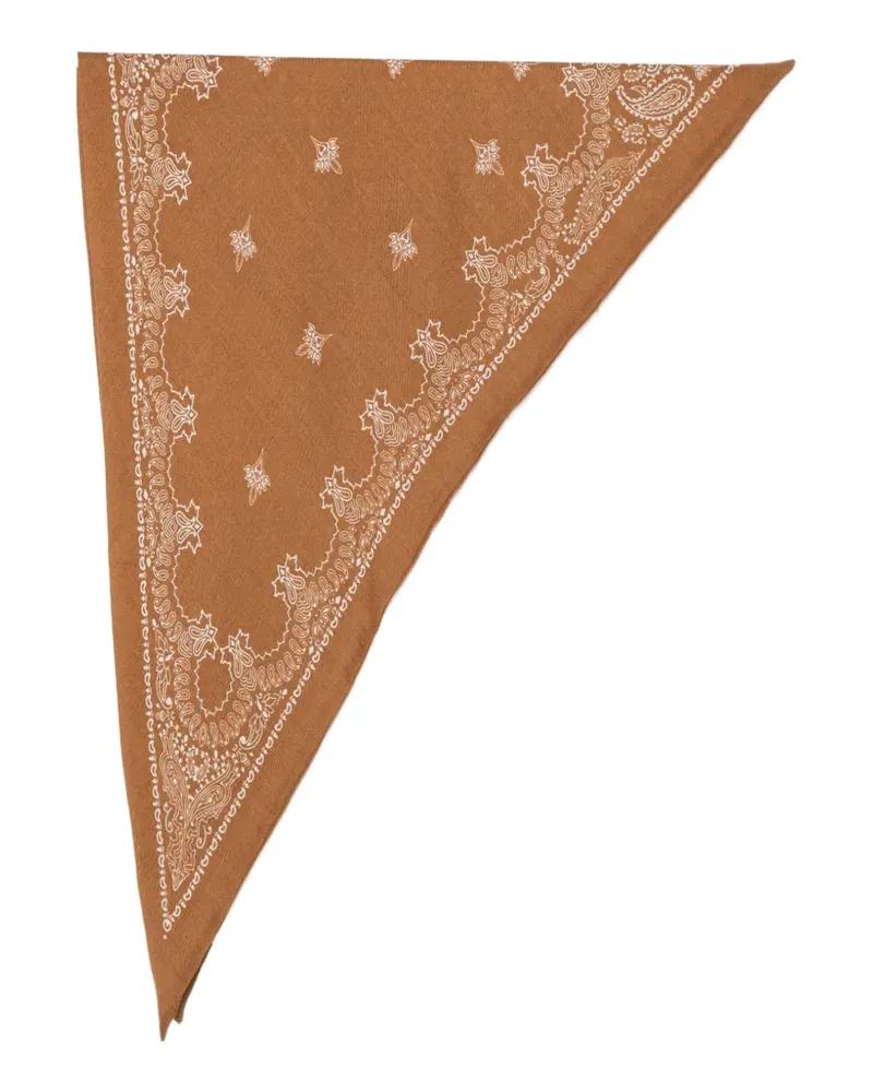 Destin Bandana mit Paisley-Print - Braun Braun