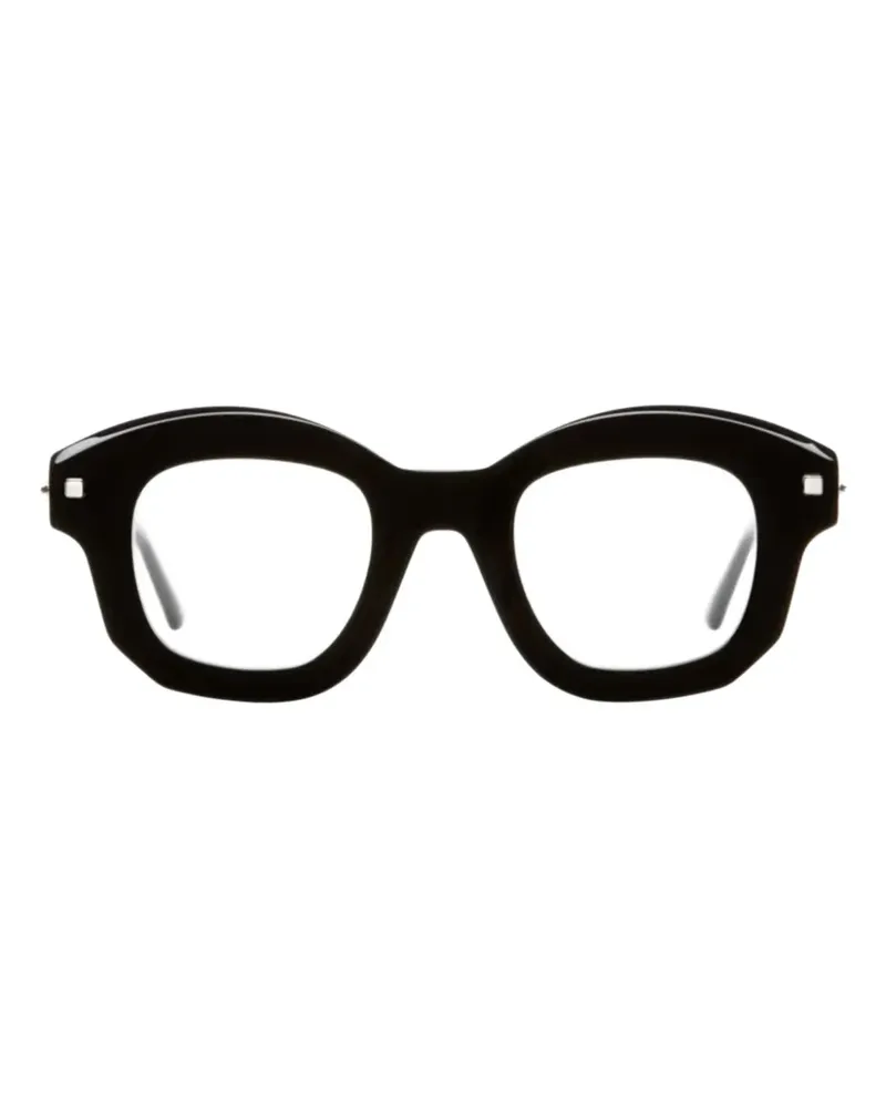 KUBORAUM J1 rivet-detail glasses - Schwarz Schwarz