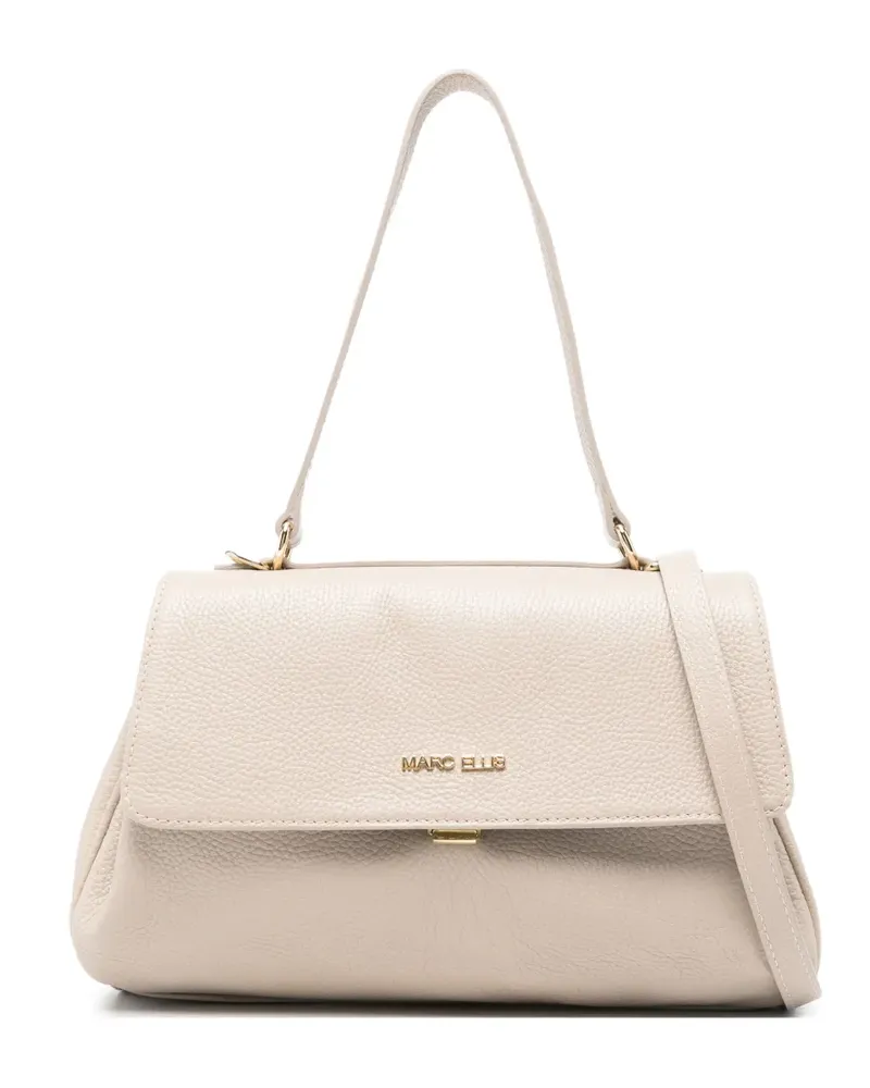 MARC ELLIS small Jenda flap shoulder bag - Nude Nude