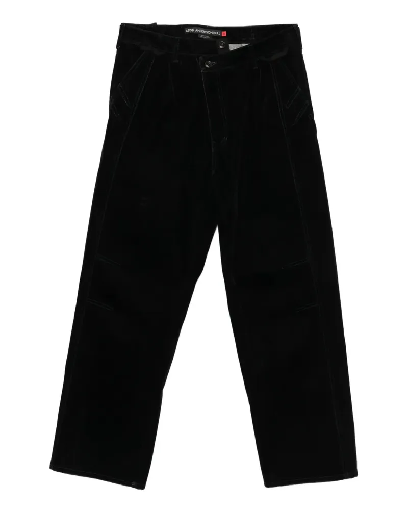 Andersson Bell Geknöpfte Jeans - Schwarz Schwarz
