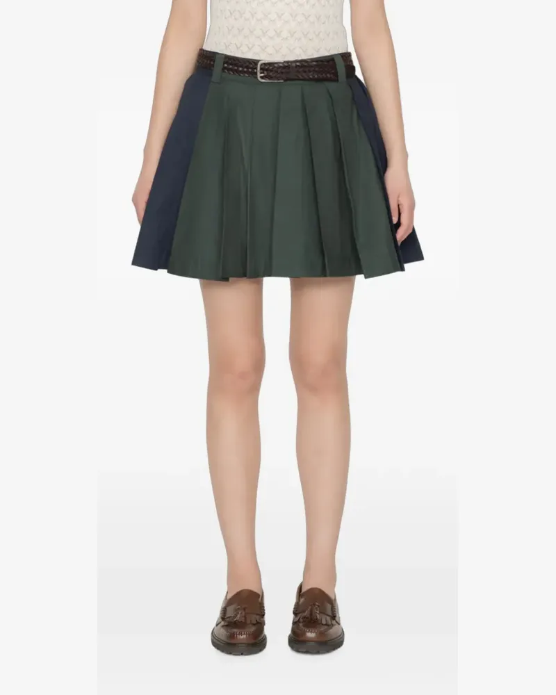 Sea Odessa pleated mini skirt - Grün Grün