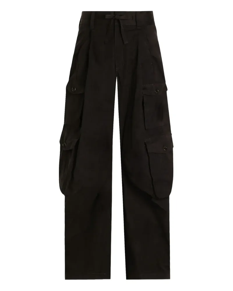 Dolce & Gabbana Klassische Cargohose - Schwarz Schwarz