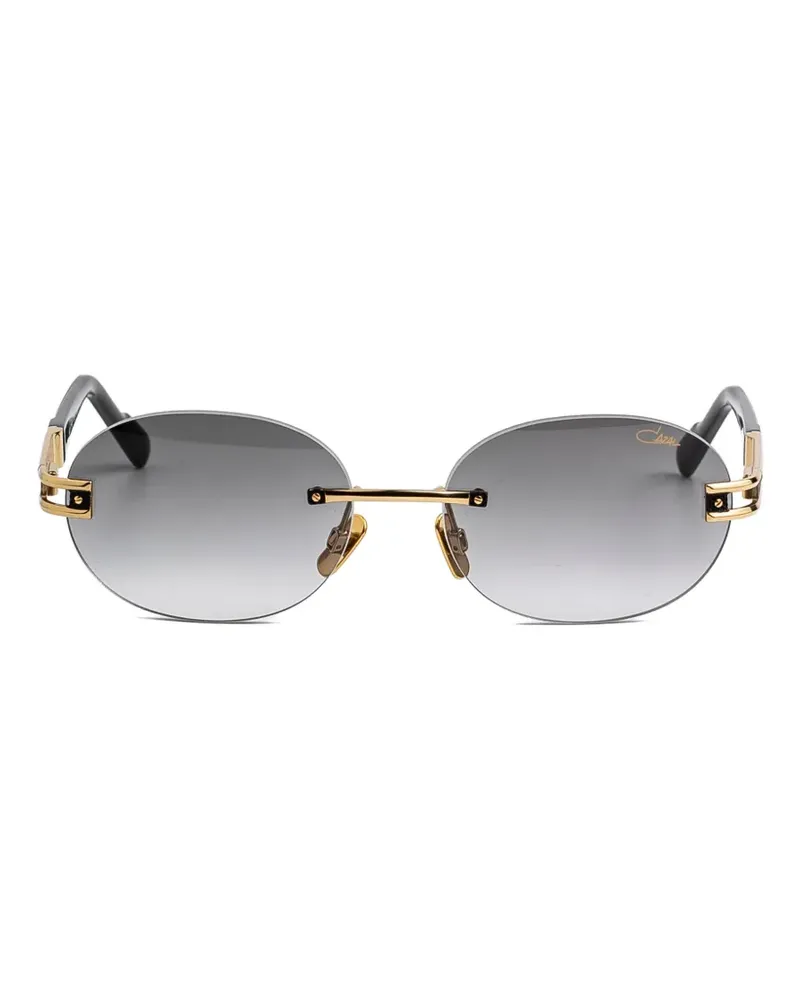 CAZAL rimless oval-frame sunglasses - Gold Gold