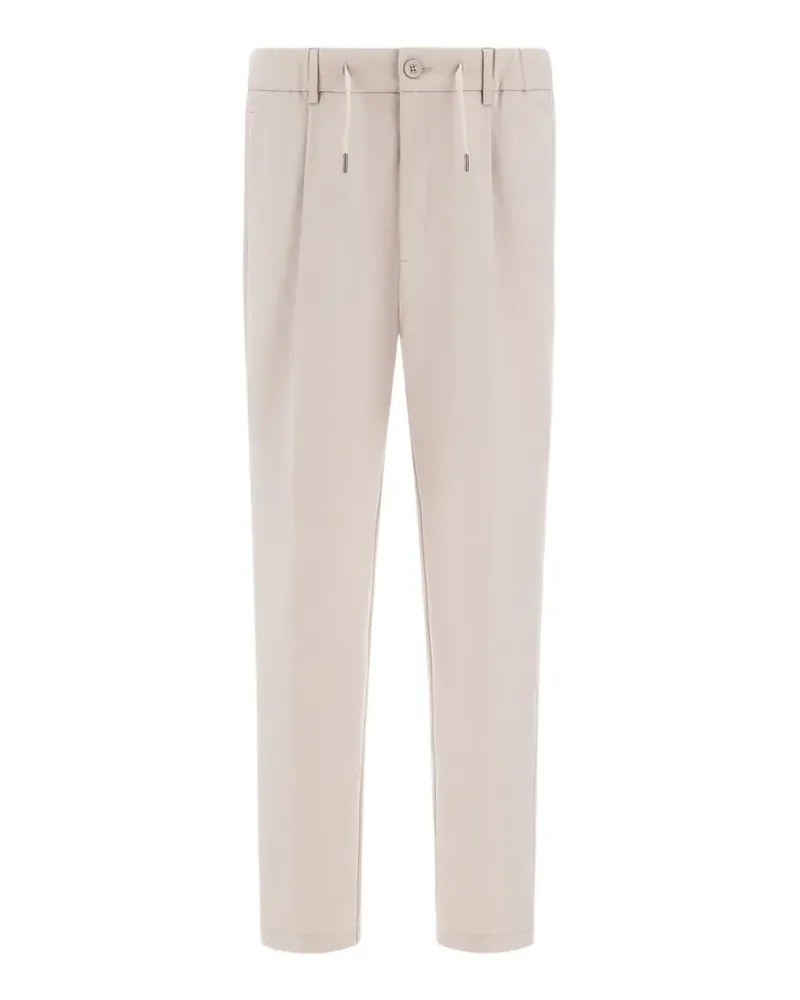 Herno Straight-Leg-Hose mit Kordelzug - Nude Nude