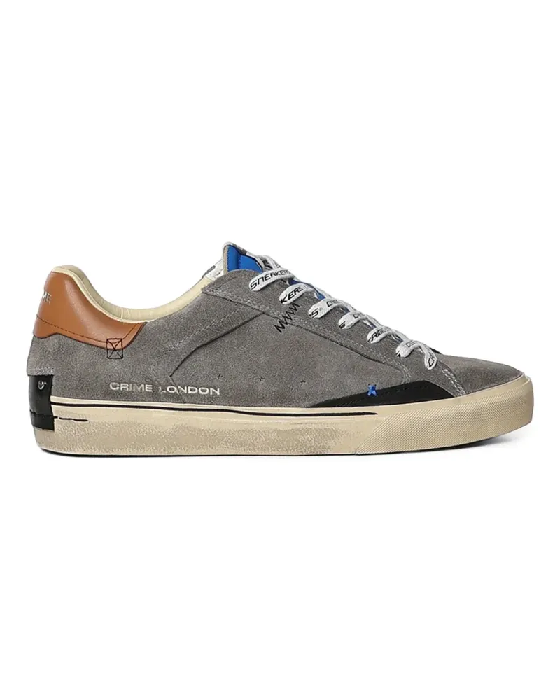 Crime Deconstructed Sneakers im Distressed-Look - Grau Grau