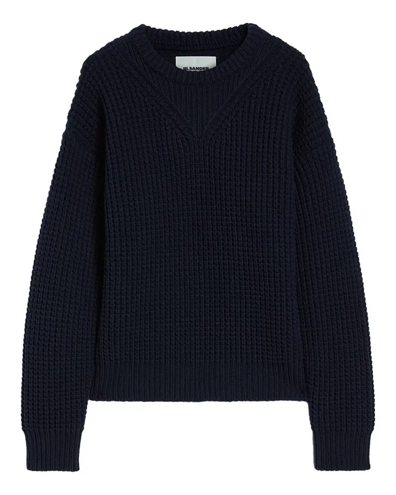 Jil Sander Klassischer Pullover - Blau Blau