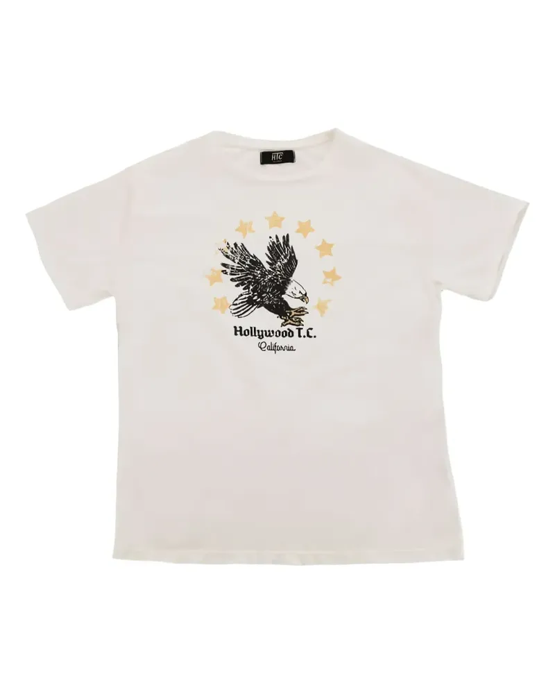 HTC Hollywood Trading Company Eagle Eye T-Shirt - Weiß Weiß