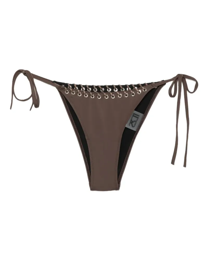 Ludovic de Saint Sernin Bikinihöschen mit Schnürung - Braun Braun