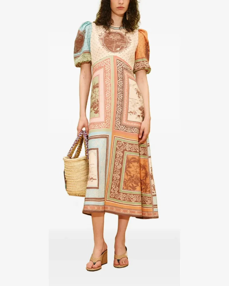 ALEMAIS Alberta Midikleid - Nude Nude