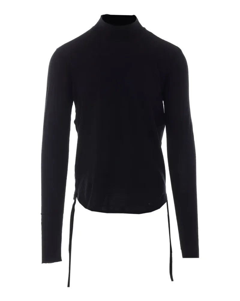 Ann Demeulemeester Lenart Pullover mit Spitze - Schwarz Schwarz