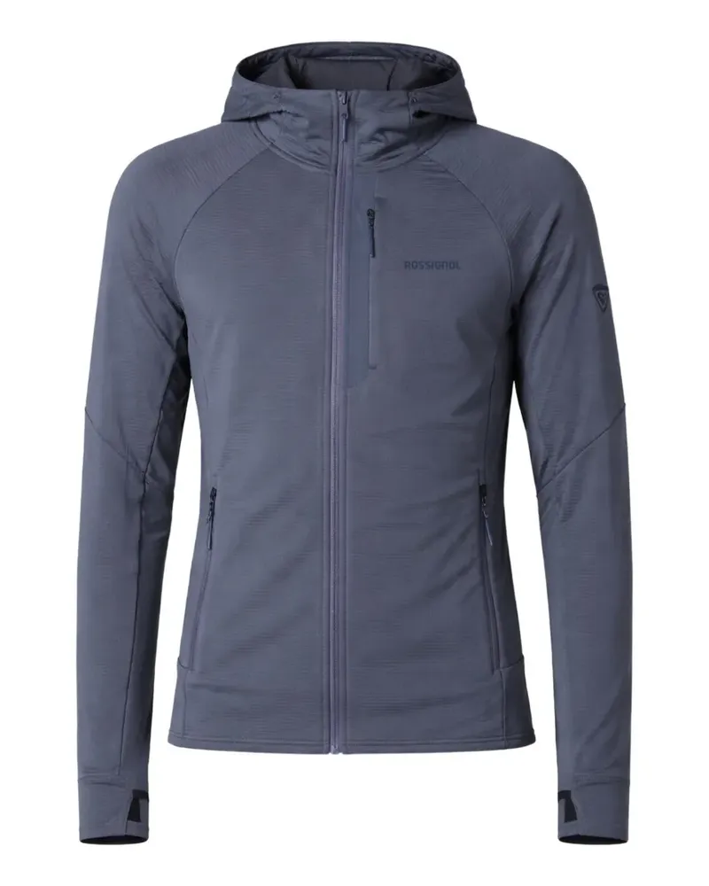 Rossignol texture hooded mid-layer jacket - Blau Blau