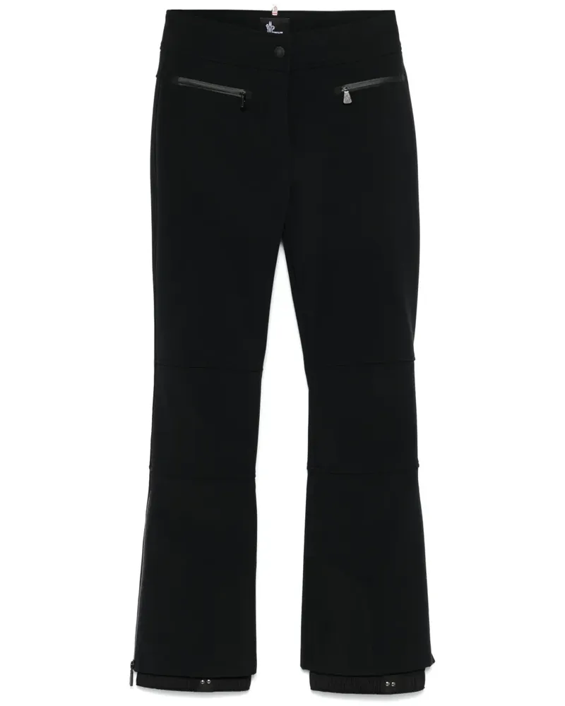 Moncler Skihose mit Logo-Patch - Schwarz Schwarz