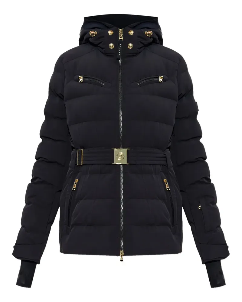 Bogner Ellya belt-detail ski jacket - Schwarz Schwarz