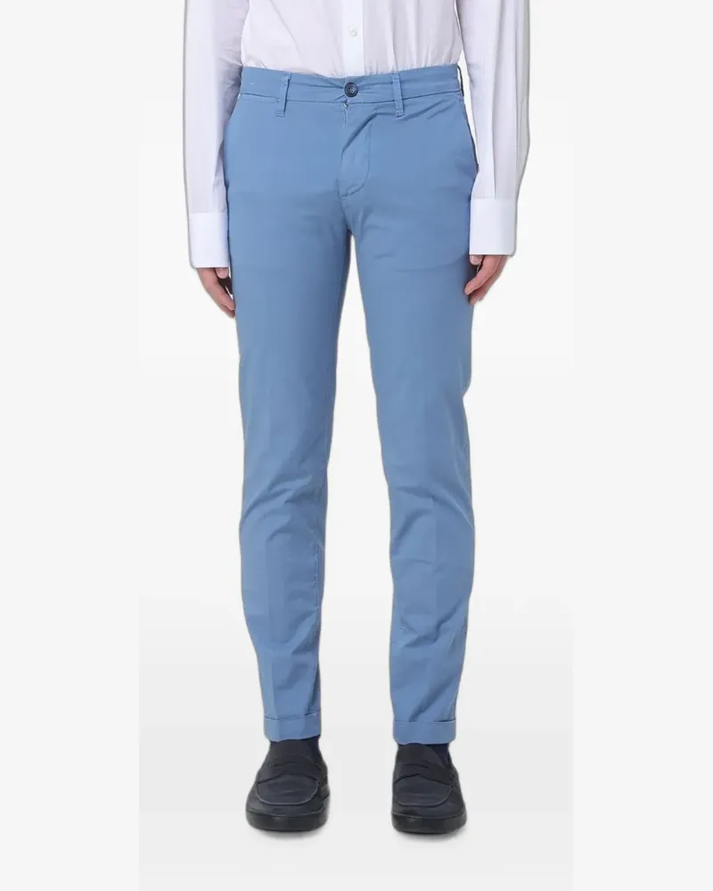 Re-HasH slim-fit chino trousers - Blau Blau
