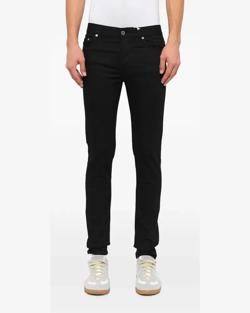 Givenchy Skinny-Jeans mit aufgestickten Sternen - Schwarz Schwarz