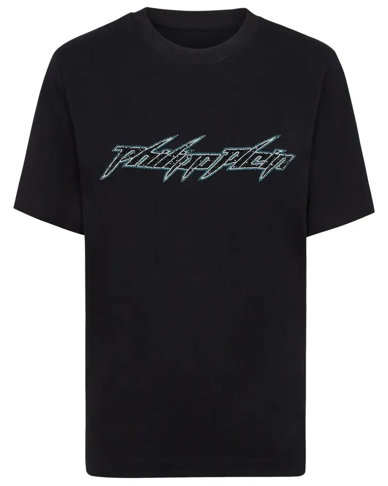 Philipp Plein T-Shirt aus Jersey - Schwarz Schwarz