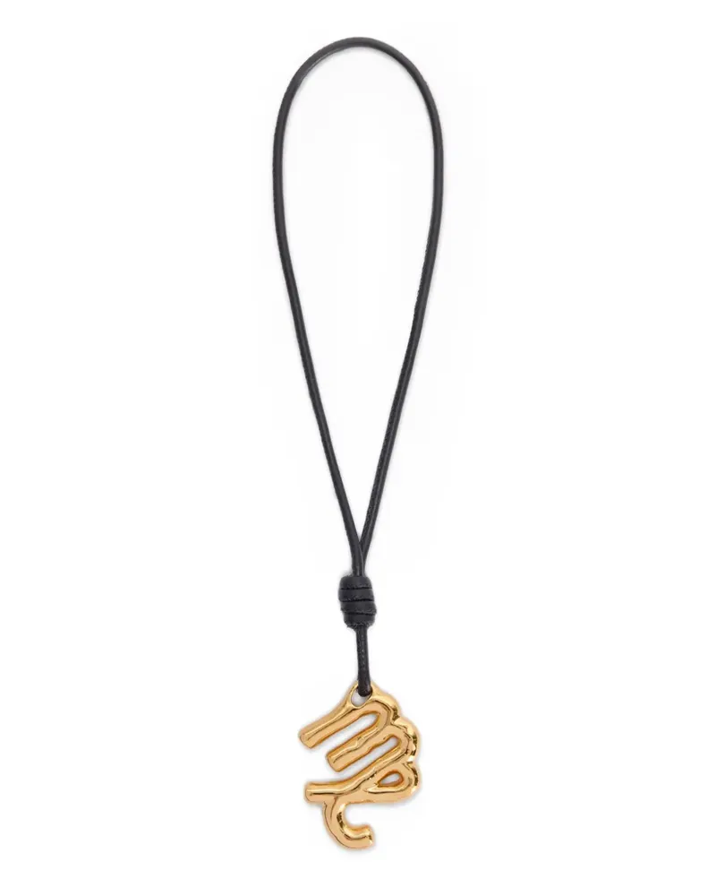 Jil Sander Zodiac charm necklace - Gold Gold