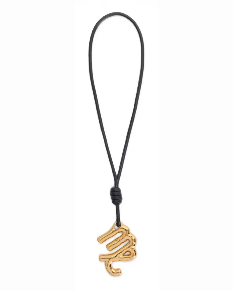 Jil Sander Zodiac charm necklace - Gold Gold
