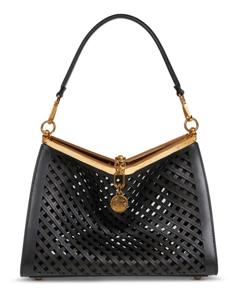 Etro Mittelgroße Vela Tasche - Schwarz Schwarz