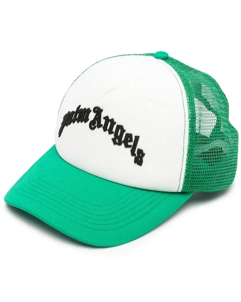 Palm Angels Baseballkappe mit Mesh-Einsätzen - Grün Grün