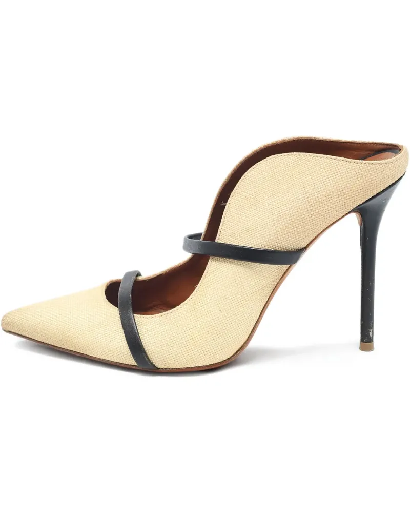 Malone Souliers Pre-owned Mules mit spitzer Kappe 110mm - Nude Nude