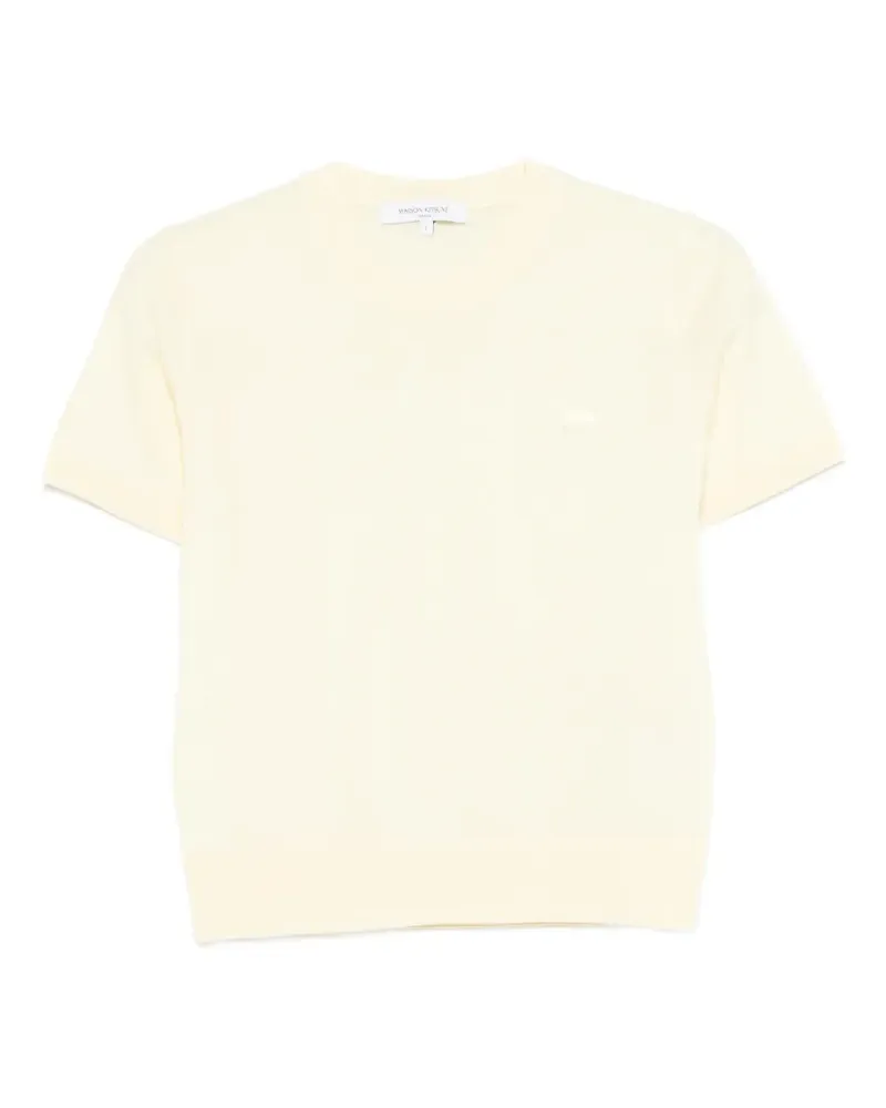 Kitsuné logo-patch T-shirt - Nude Nude