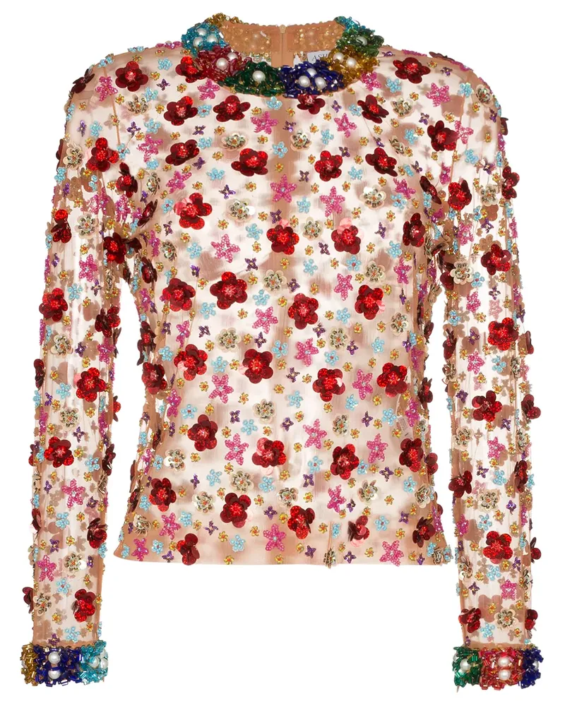 ASHISH Oberteil mit Perlen - MULTI Multi