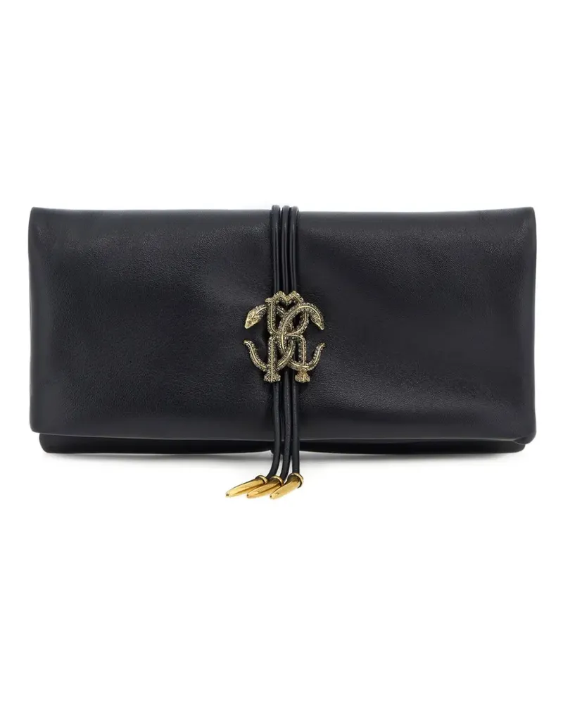 Roberto Cavalli Mini Roar Clutch - Schwarz Schwarz