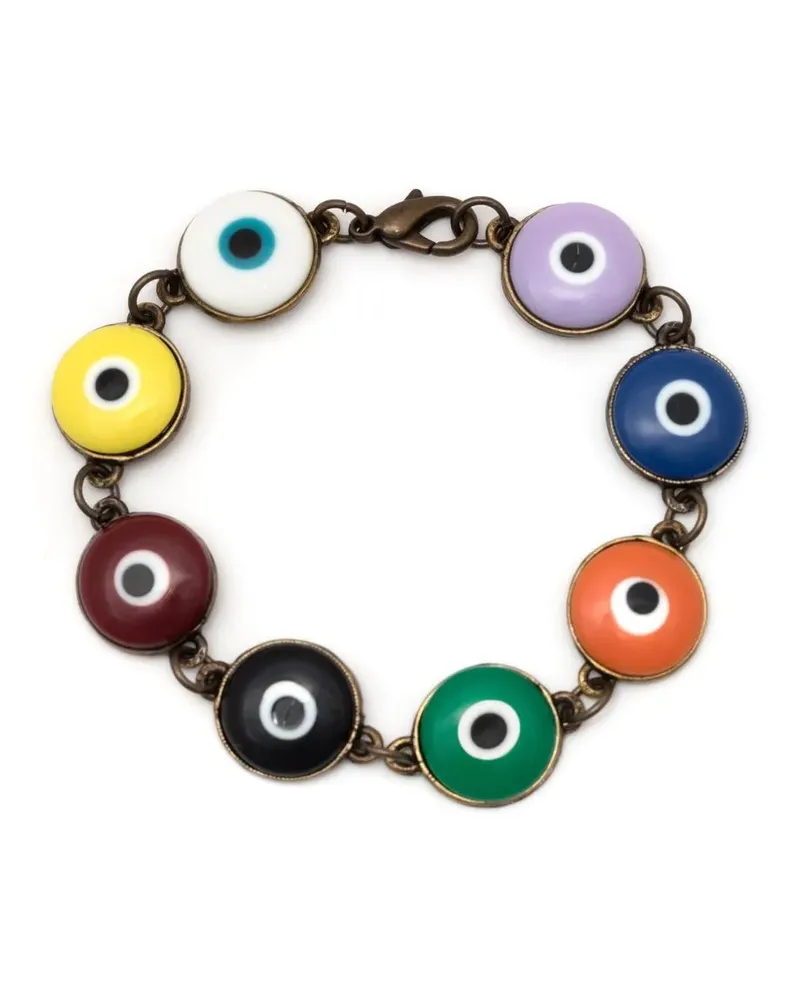 Amir Slama Evil Eye Armband in Colour-Block-Optik - Mehrfarbig Mehrfarbig