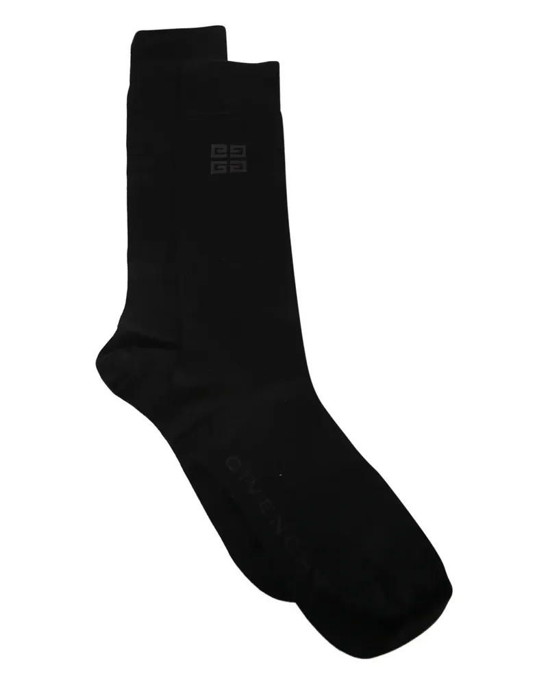 Givenchy Socken mit Logo - Schwarz Schwarz