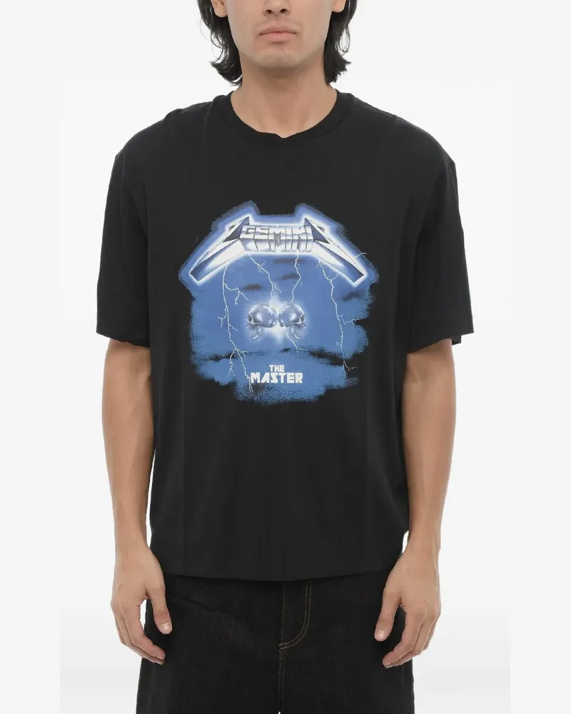 Neil Barrett T-Shirt mit grafischem Print - Schwarz Schwarz