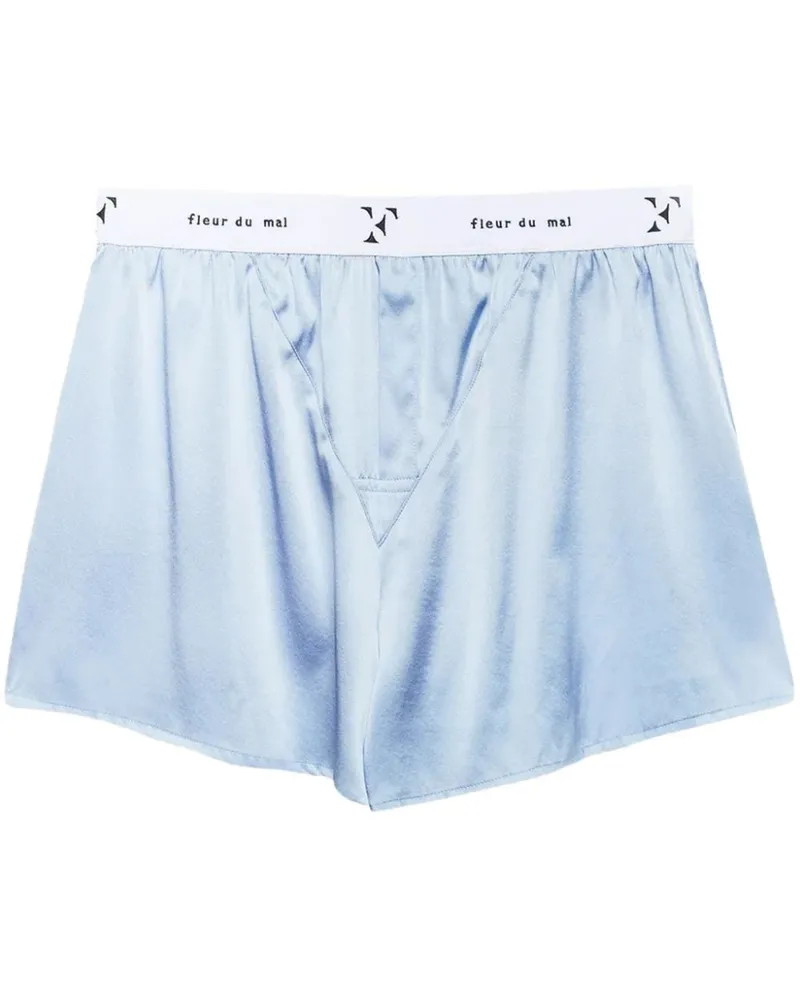 Fleur Du Mal Boxershorts - Blau Blau