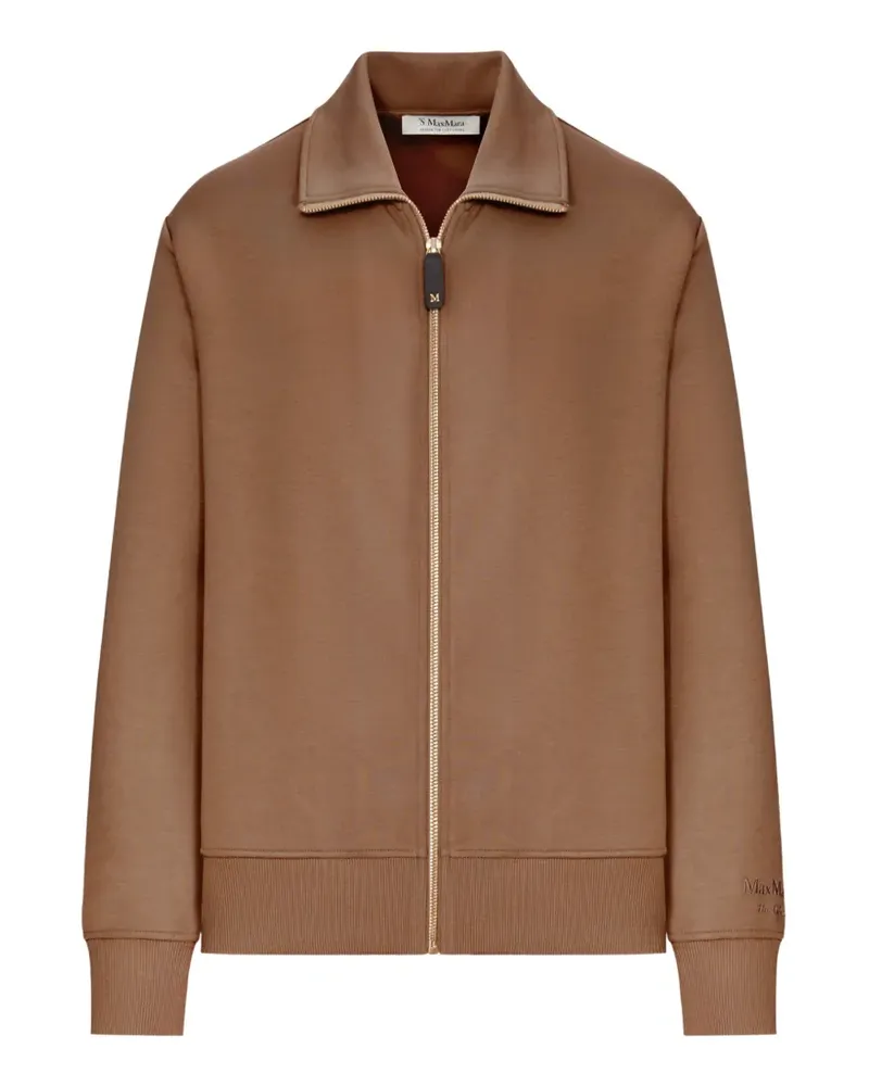 Max Mara Max Mara zip-up sweatshirt - Braun Braun