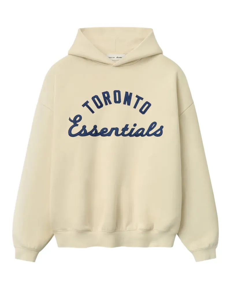 Fear of God Toronto logo-print hoodie - Nude Nude