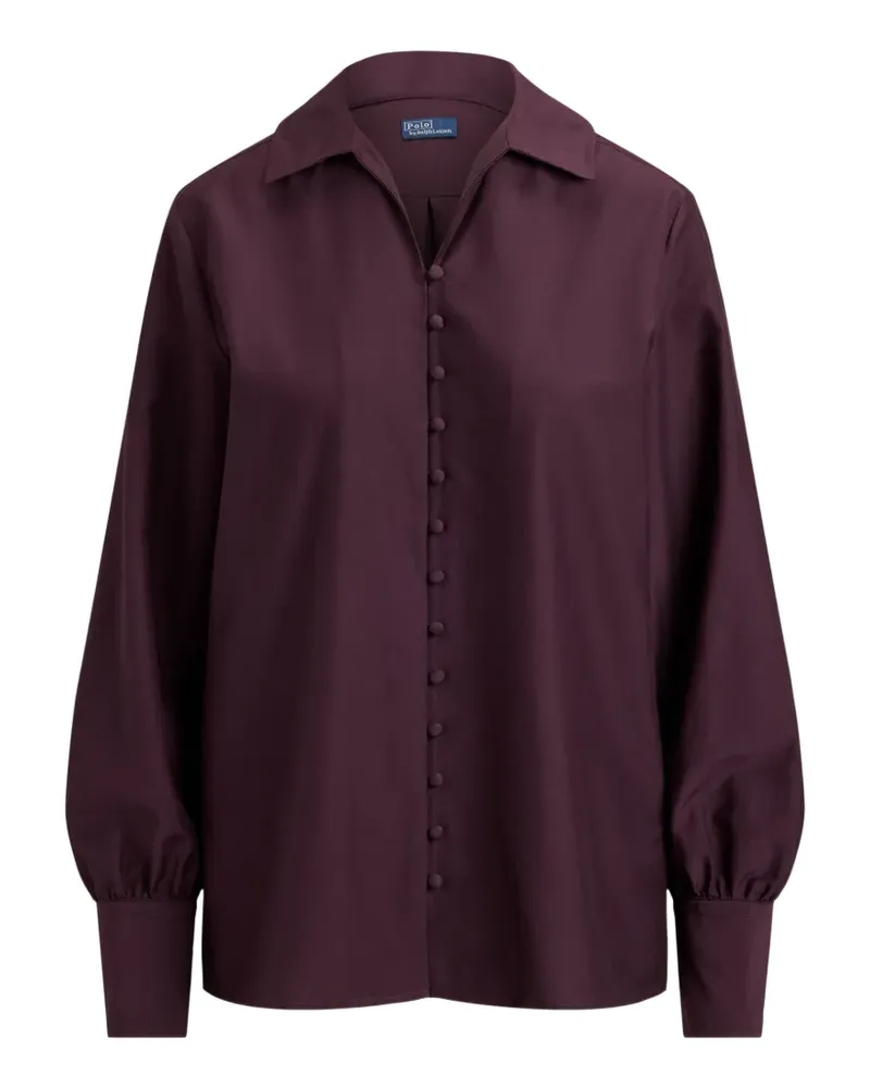 Ralph Lauren Hemd mit Ballonärmeln - Violett Violett