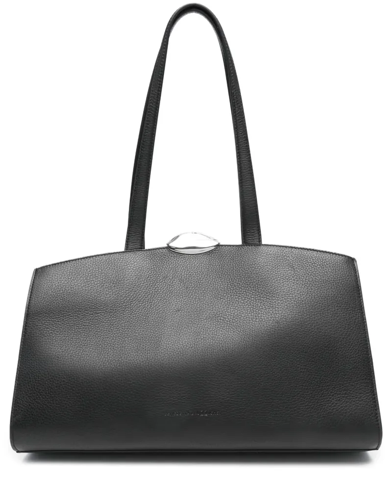 Benedetta Bruzziches Schultertasche mit abgerundetem Henkel - Schwarz Schwarz
