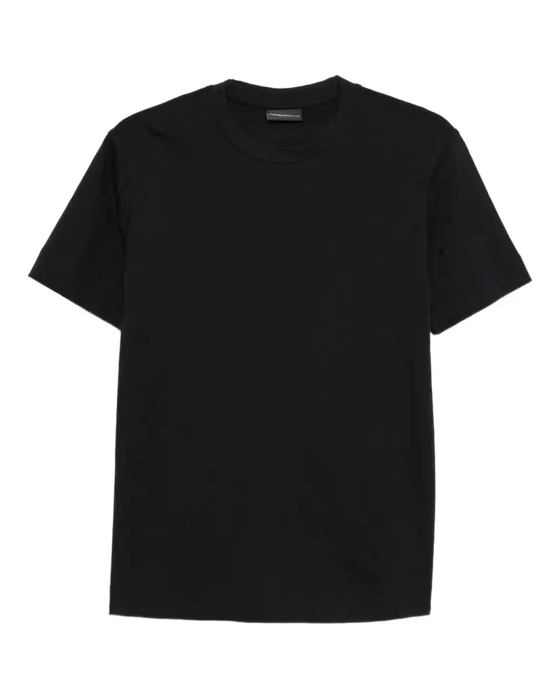 Emporio Armani T-Shirt mit rundem Ausschnitt - Schwarz Schwarz