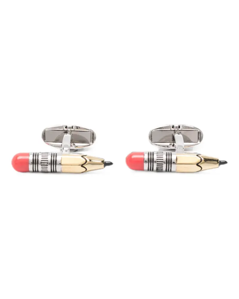 Paul Smith pencil-motif cufflinks - Silber Silber