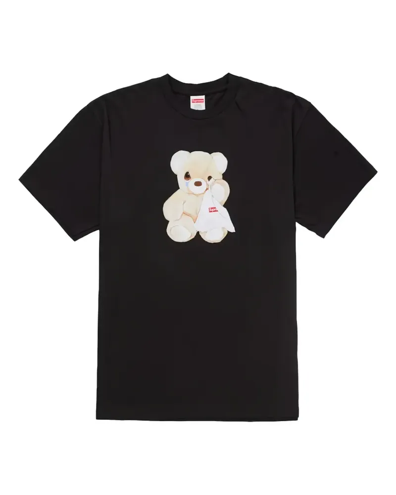 Supreme Being T-Shirt mit Bären-Print - Schwarz Schwarz