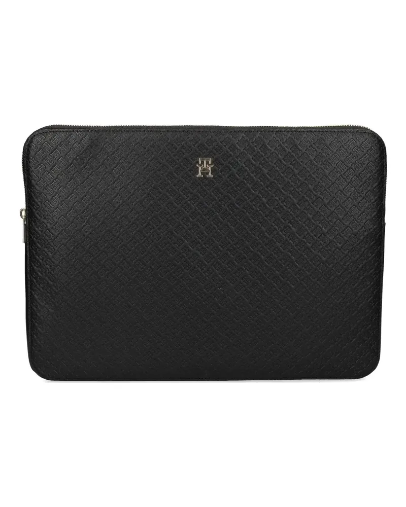 Tommy Hilfiger embossed laptop bag - Schwarz Schwarz