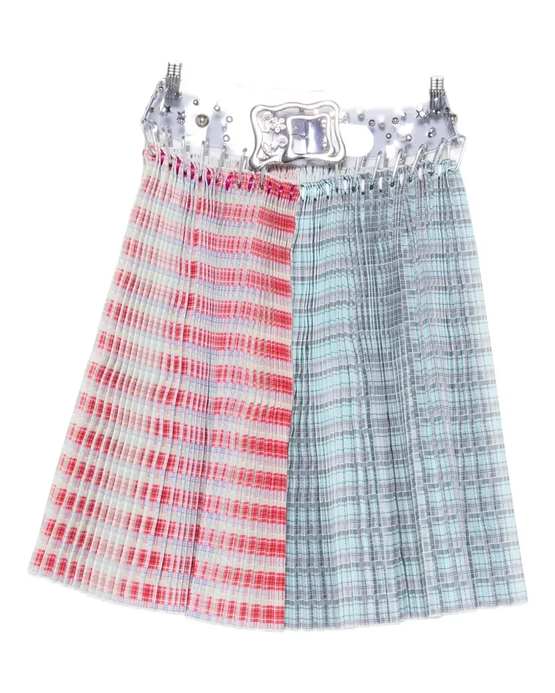 CHOPOVA LOWENA pleated carabiner skirt - Rot Rot