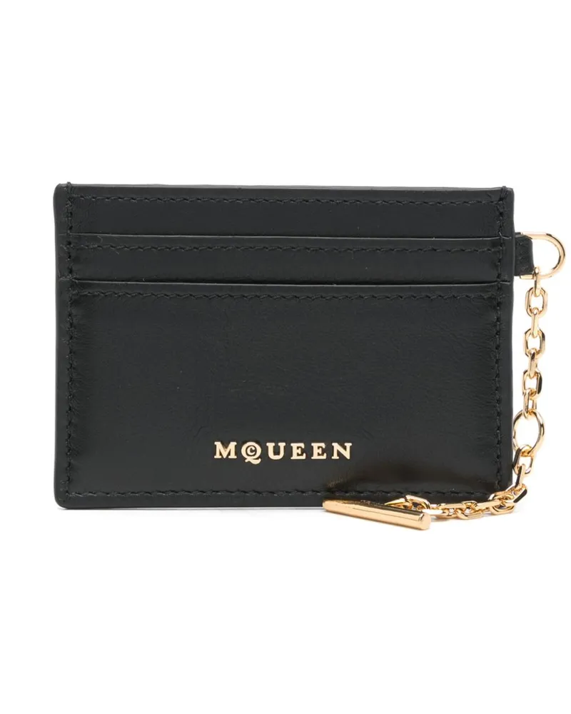 Alexander McQueen Sling Kartenetui - Schwarz Schwarz