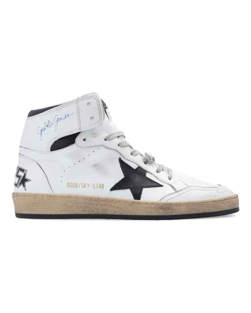 Golden Goose Sky-Star High-Top-Sneakers - Weiß Weiß