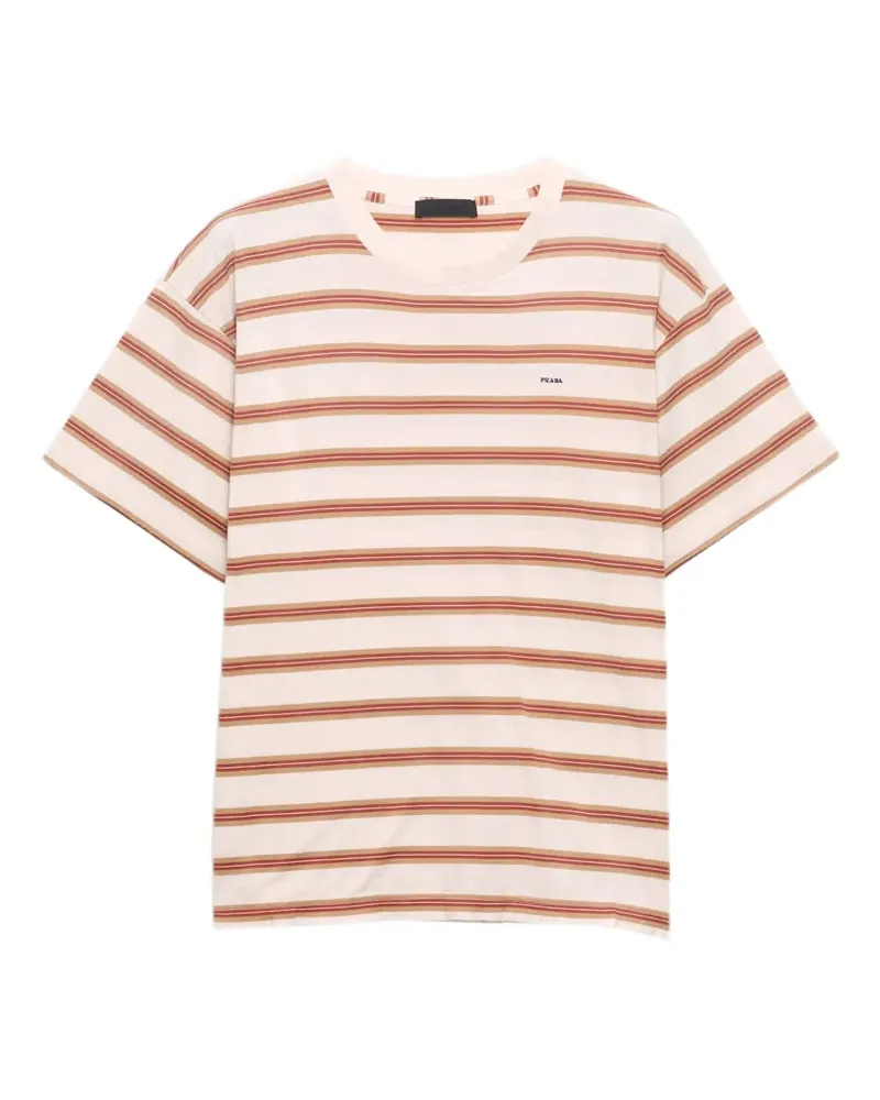 Prada Klassisches T-Shirt - Nude Nude