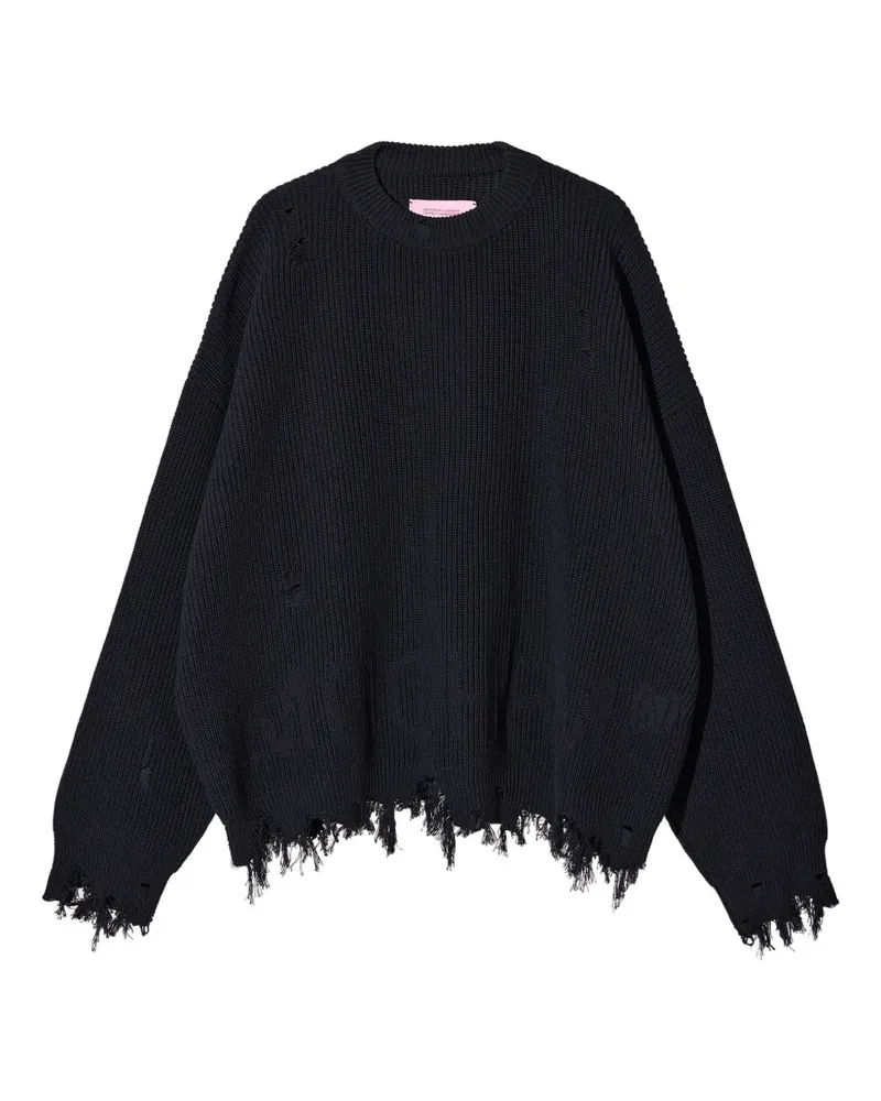 MONOCHROME Gerippter Strickpullover - Schwarz Schwarz