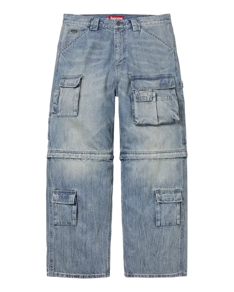 Supreme Being Utility-Hose mit Reißverschluss - Blau Blau
