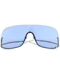 Gucci Sonnenbrille im Maske-Design Silber