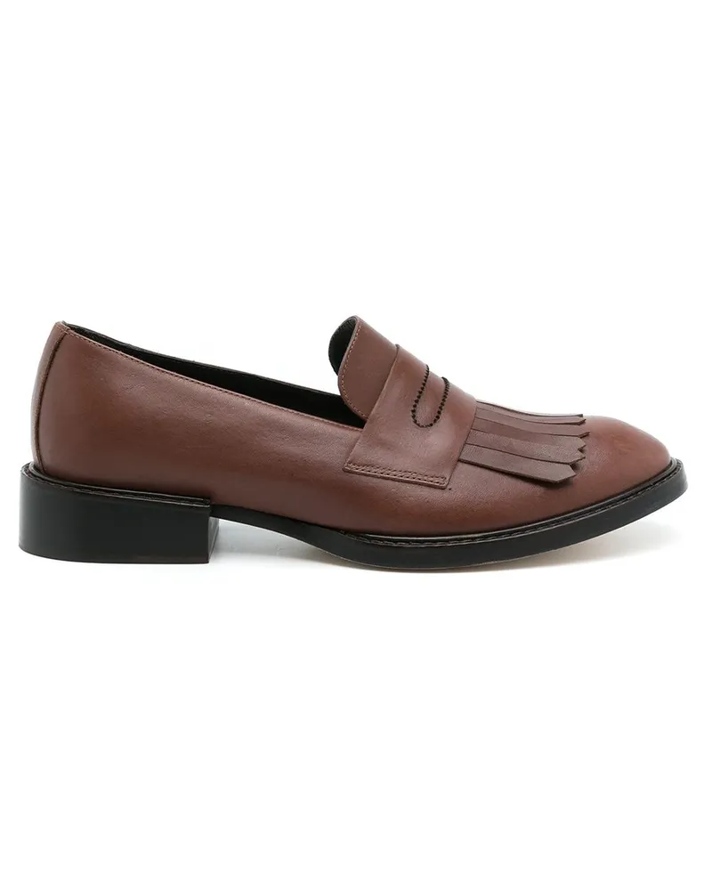 Sarah Chofakian Oxford-Schuhe mit Zierlasche - Braun Braun
