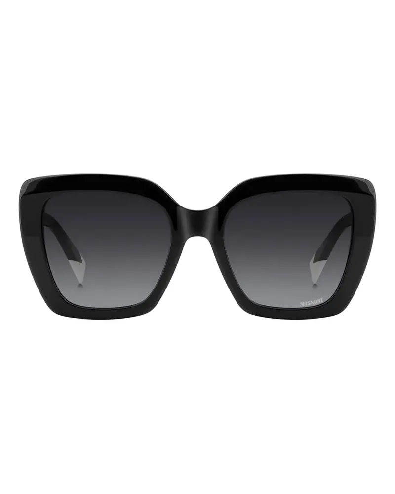 Missoni Sonnenbrille mit Butterfly-Gestell - Schwarz Schwarz