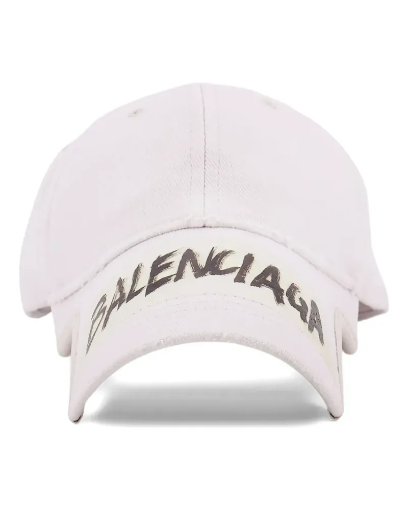 Balenciaga Masking Tape cap - Weiß Weiß